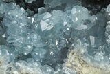 Sky Blue Celestine (Celestite) Crystal Geode - Madagascar #210375-3